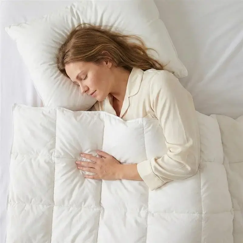 10,5 Tog %100 Kaz Tüyü Tek Kişilik Yorgan 155x215 cm - No Voice Serisi - Penelope