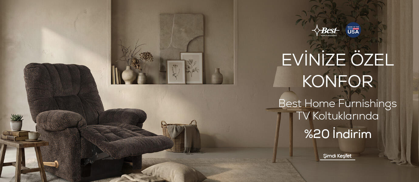 Best Home Furnishings Tv Koltuklarında %20 İndirim