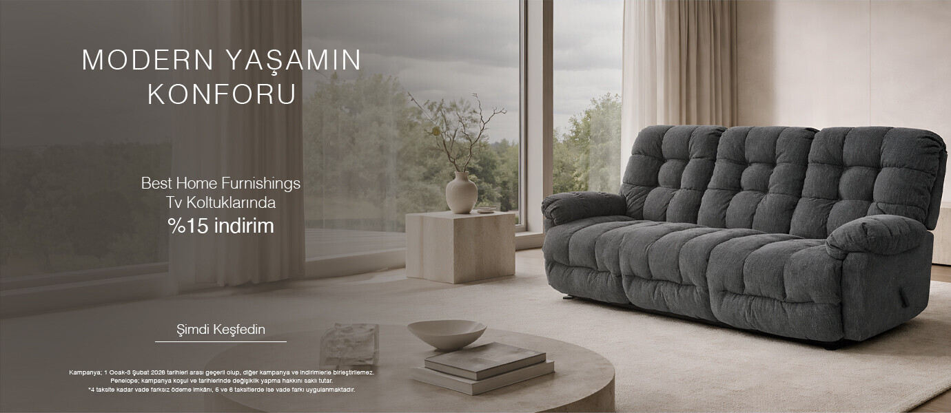 %15 İndirim | Best Home Furnishings TV Koltukları