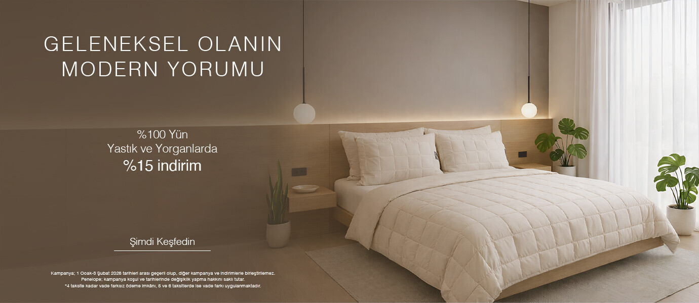 %15 İndirim | Yün Yastık & Yorganlar