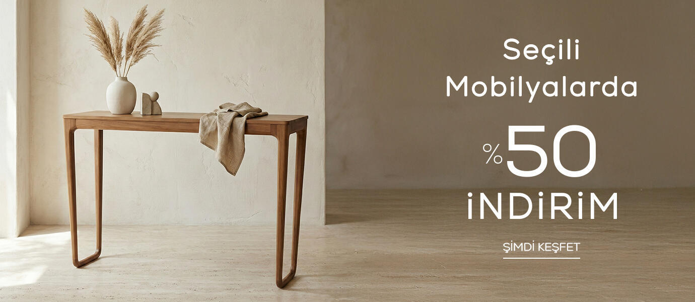 %50 İndirim | Mobilya