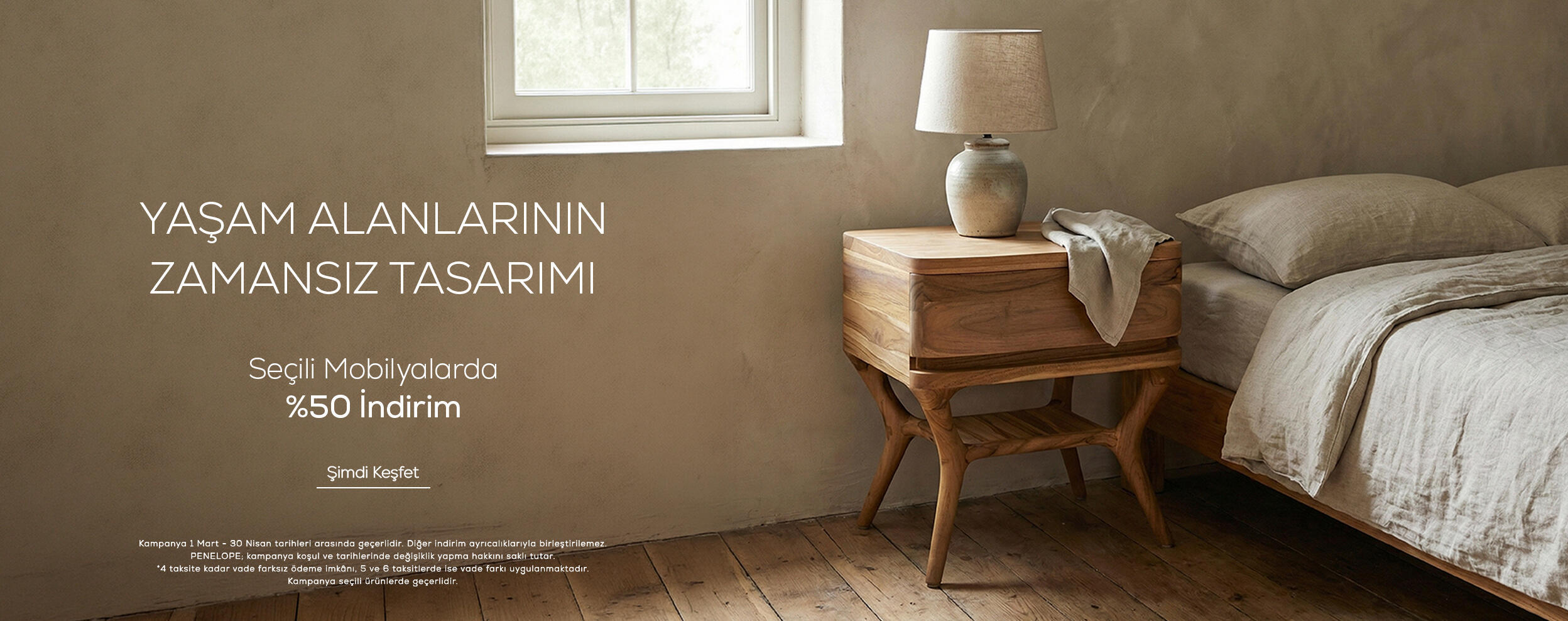 Seçili Mobilyalarda %50 İndirim