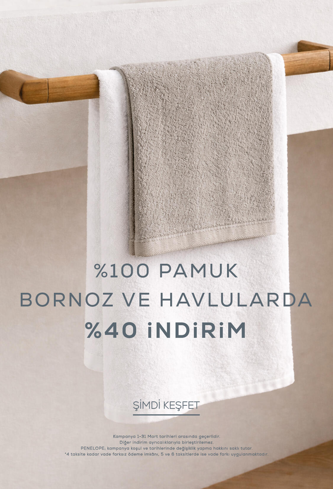 %40 İndirim | Bornoz & Havlular