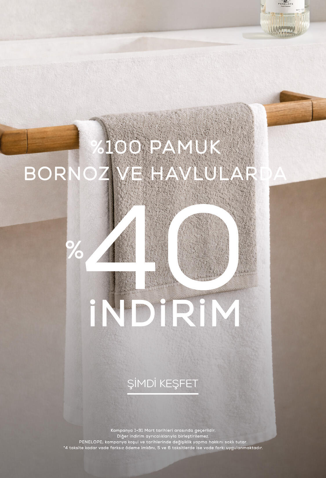 %40 İndirim | Bornoz & Havlular