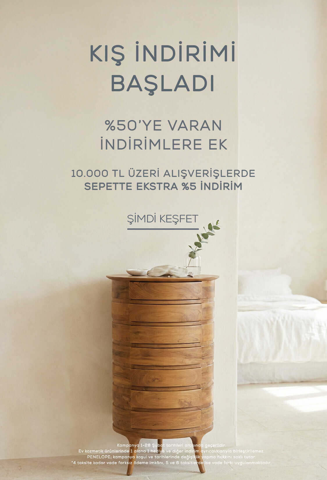 Kış İndirimi | %5 Ekstra İndirim