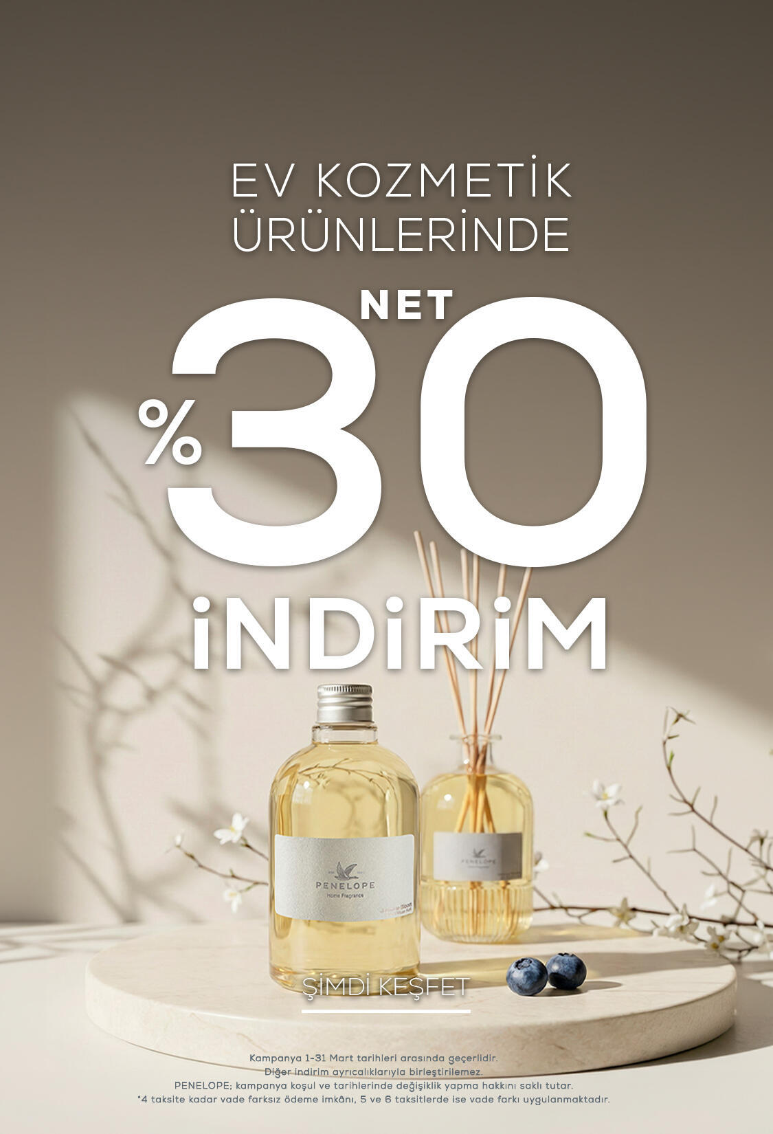%30 İndirim | Ev Kozmetik Ürünlerinde