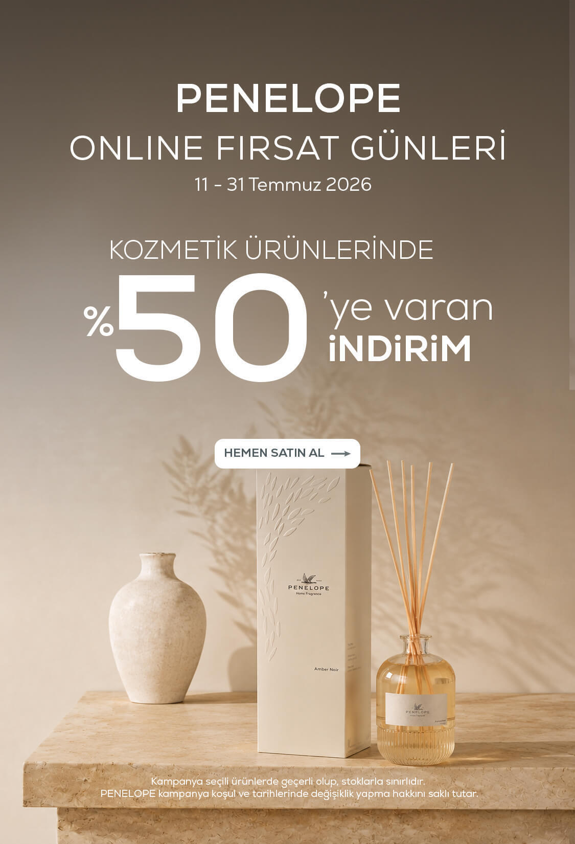 Oda Kokusu Mum Online Fırsat Günleri
