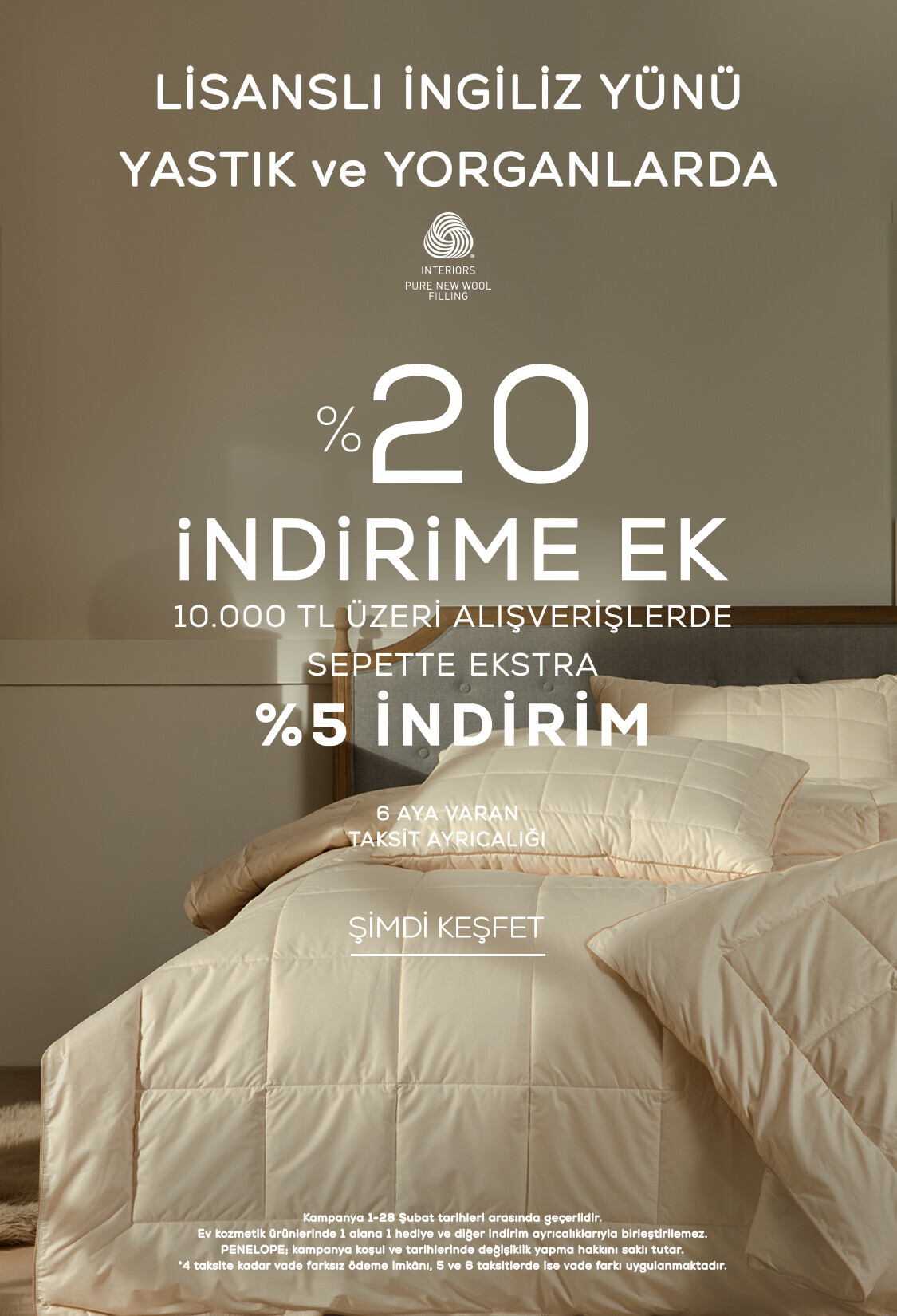 %20 İndirim | Yün Yastık & Yorgan