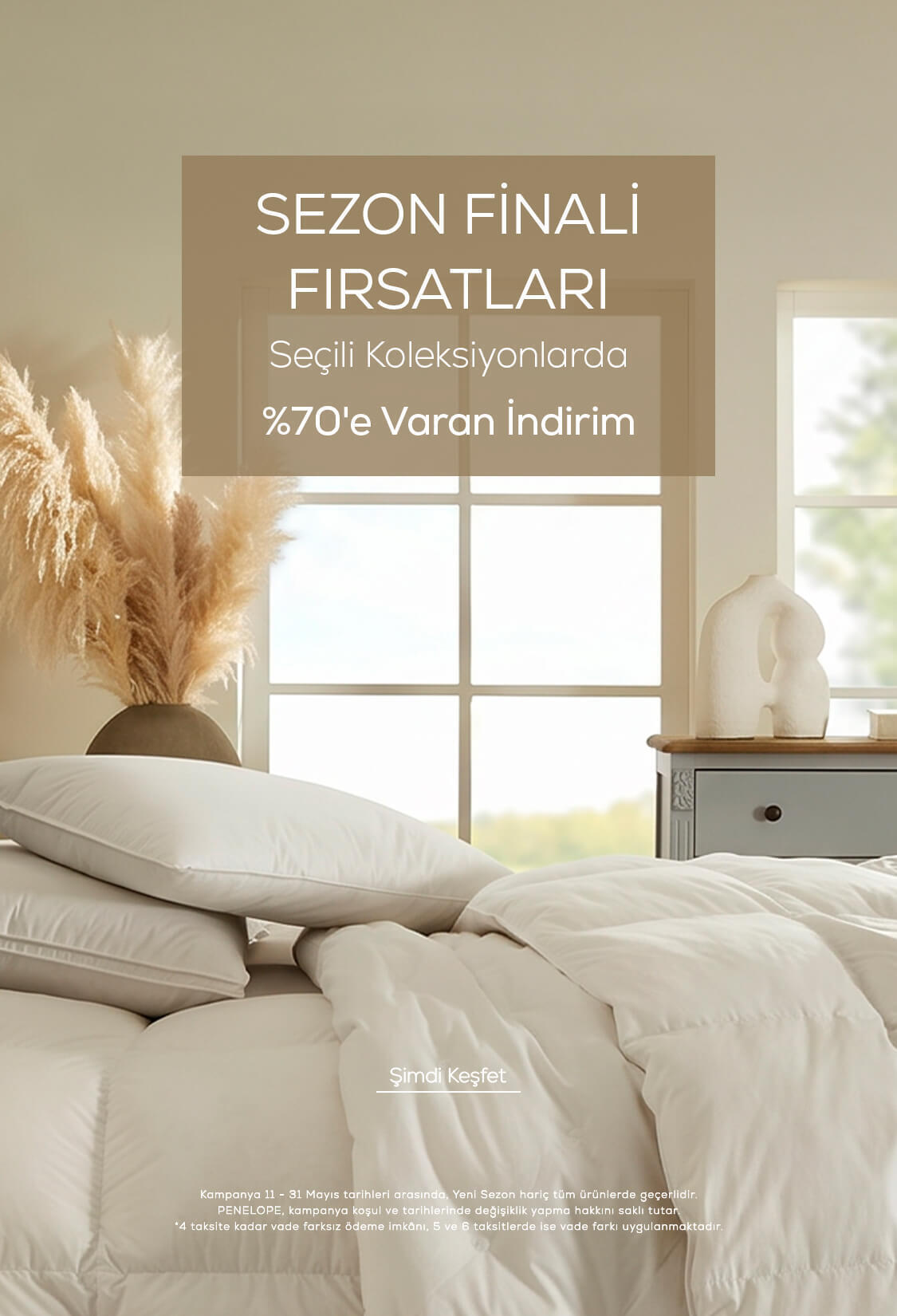 Sezon Finali Fırsatları Seçili Koleksiyonlarda %70'e Varan İndirim