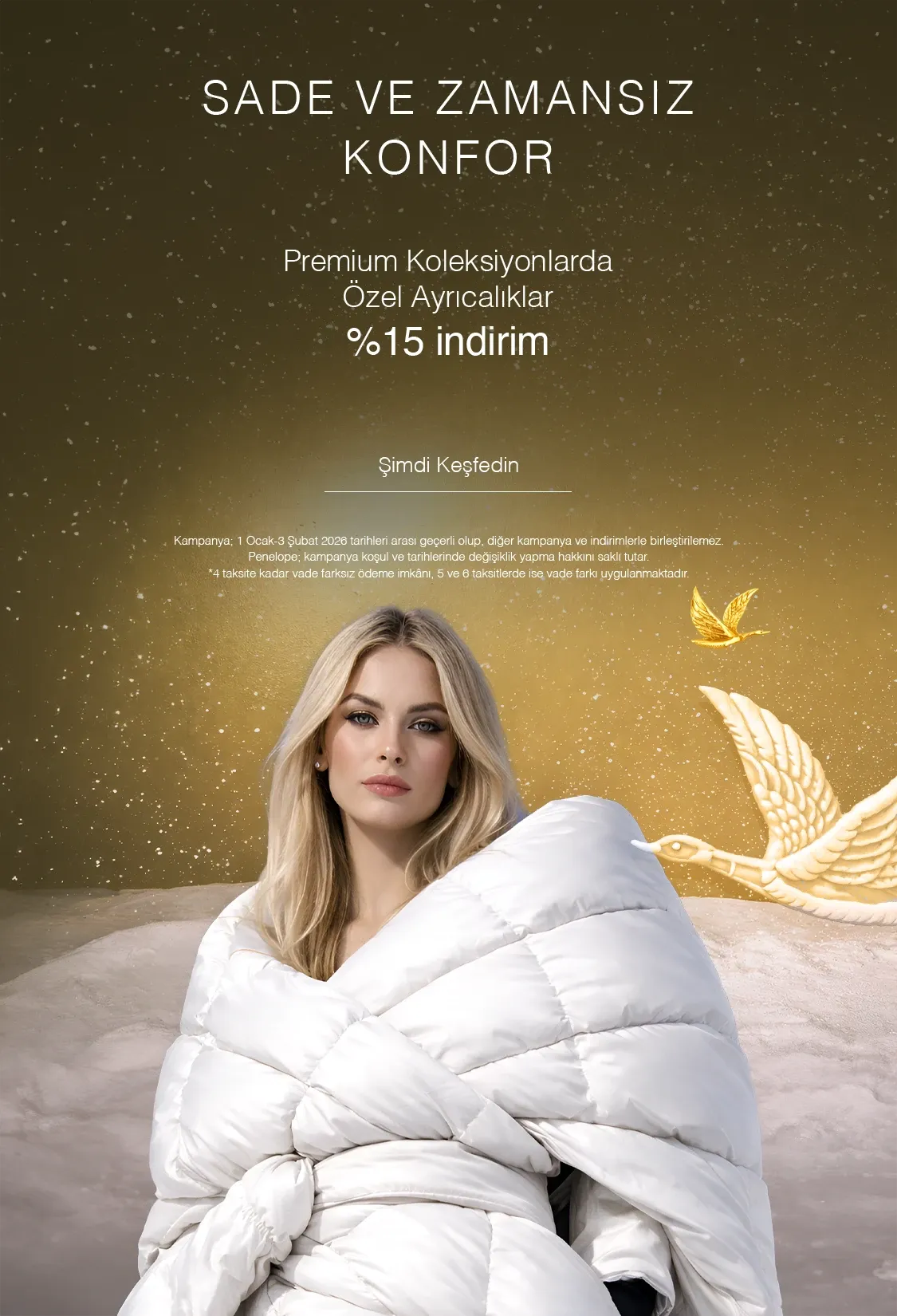 Sade ve Zamansız Konfor | Koleksiyonlarda %15 İndirim