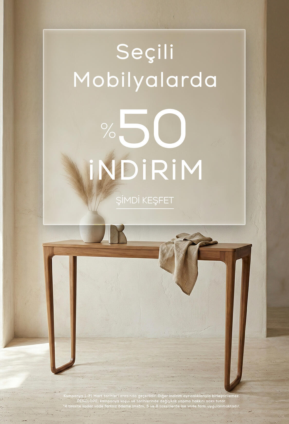 %50 İndirim | Mobilya