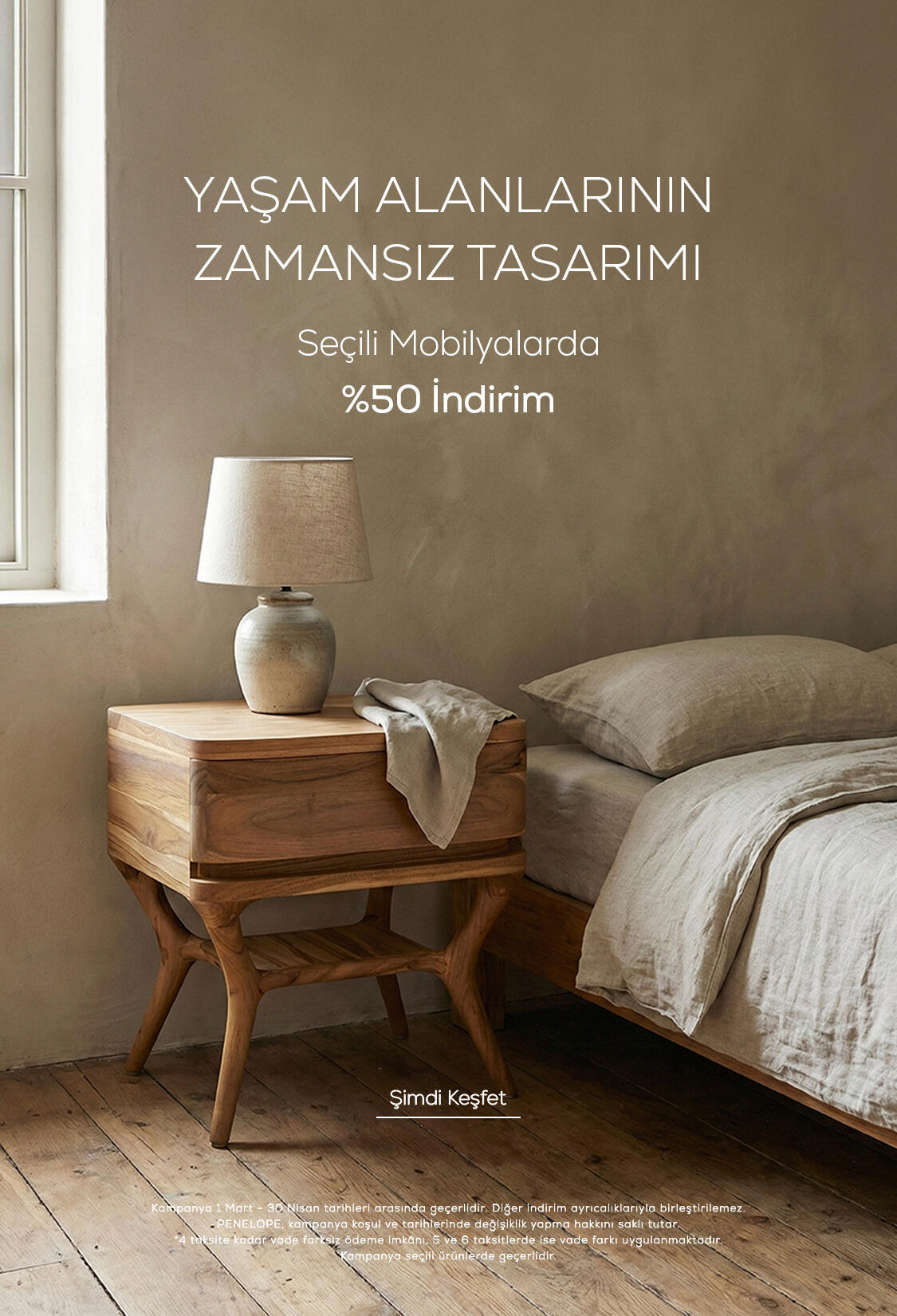 Seçili Mobilyalarda %50 İndirim