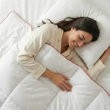 10,5 Tog %100 Kaz Tüyü Dolgulu Tek Kişilik Yorgan - Alegra Serisi - 1