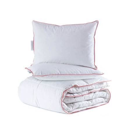 %100 Kaz Tüyü Dolgulu Çift Kişilik Yastık Yorgan Seti - Alegra Serisi - Penelope