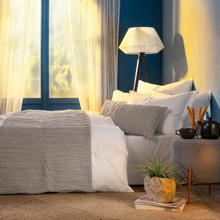 Alice Yatak Runner Açık Gri 250x70 - Penelope