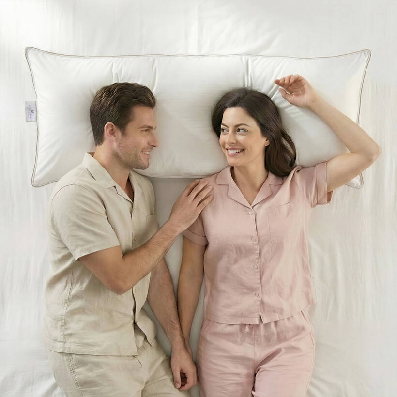 %100 Kaz Tüyü Dolgulu Yastık 50x140 cm - Alliance Serisi - Penelope