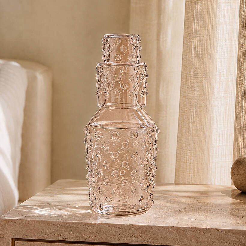 Aster Başucu Sürahisi 1150 ml - Kahve - 