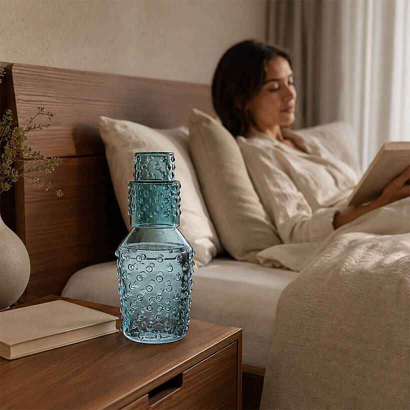 Aster Başucu Sürahisi 1150 ml - Mavi - 