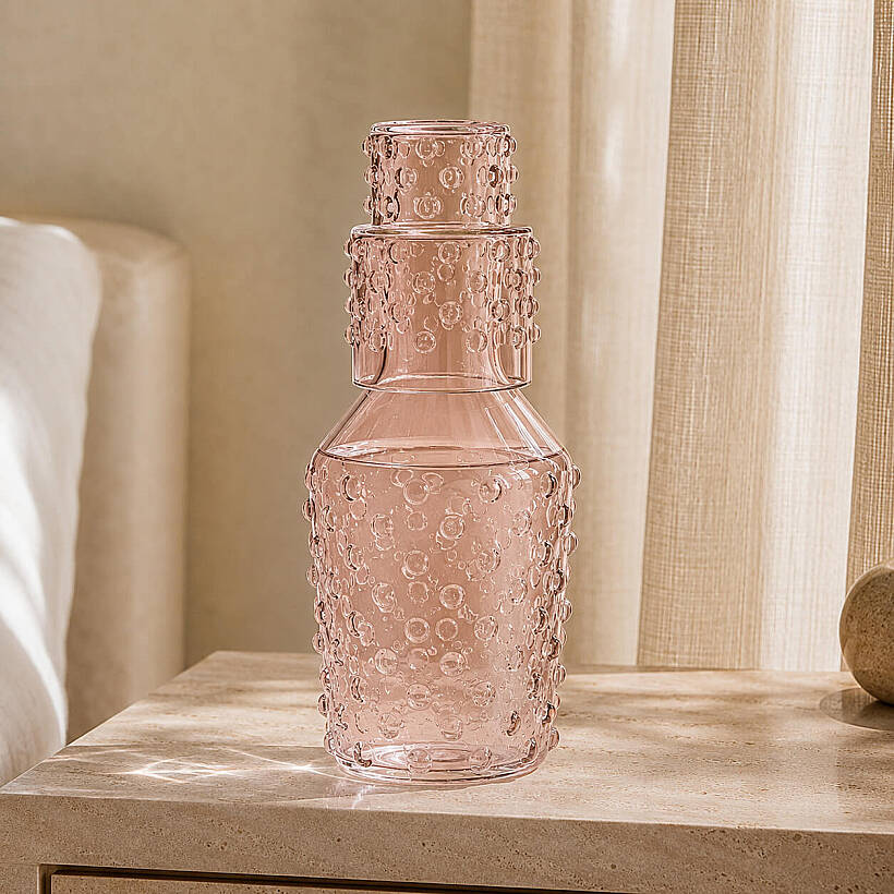 Aster Başucu Sürahisi 1150 ml - Somon - 