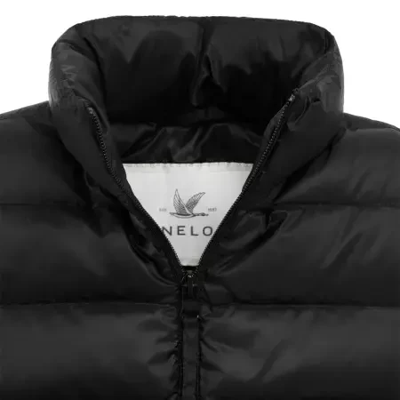 %100 Kaz Tüyü Aurora Kadın Yelek - Siyah/L - 10