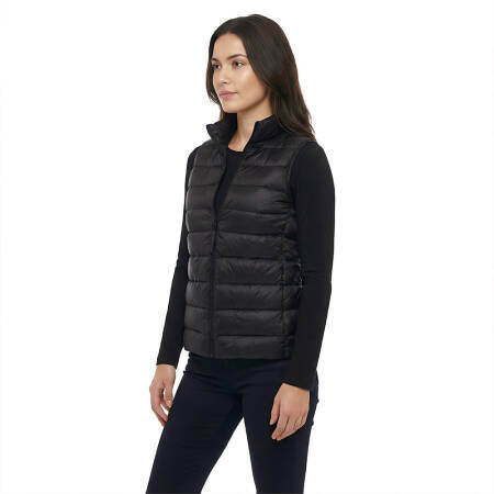 %100 Kaz Tüyü Aurora Kadın Yelek - Siyah/XL - 2