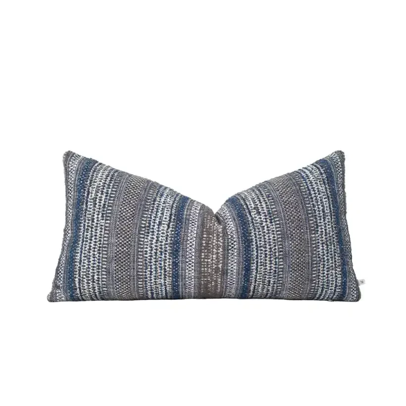 Aven Kırlent Kılıfı 35x70 cm Lacivert- Gri - PENELOPE