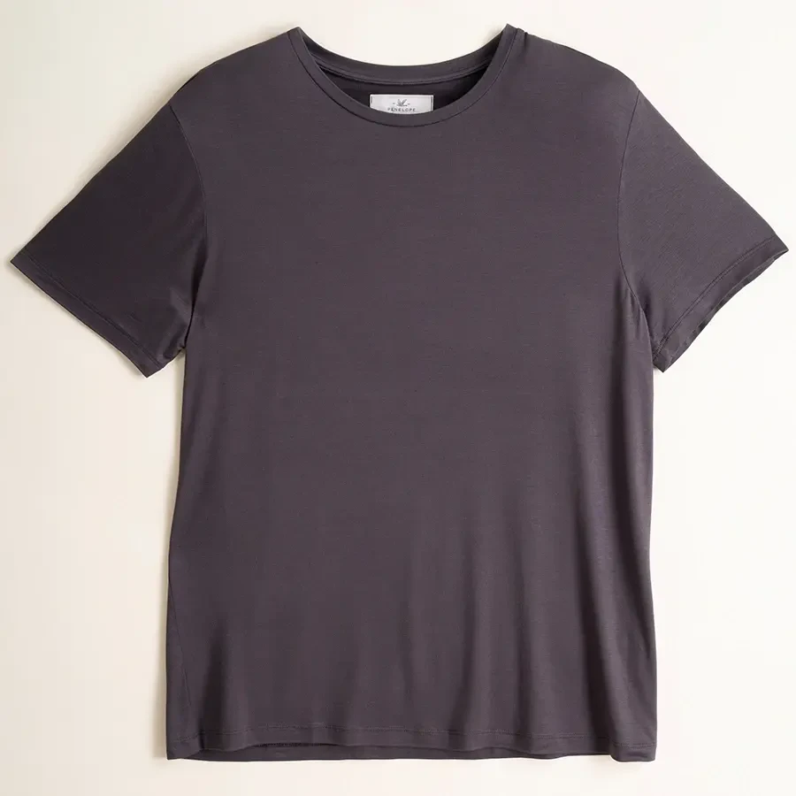 Erkek Kısa Kollu Tişört L Antrasit - Baily Koleksiyonu - Penelope