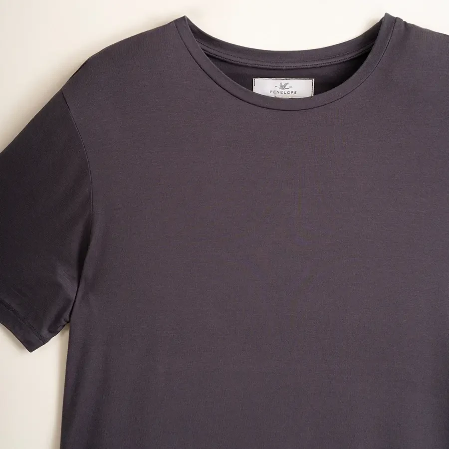 Erkek Kısa Kollu Tişört M Antrasit - Baily Koleksiyonu - Penelope (1)