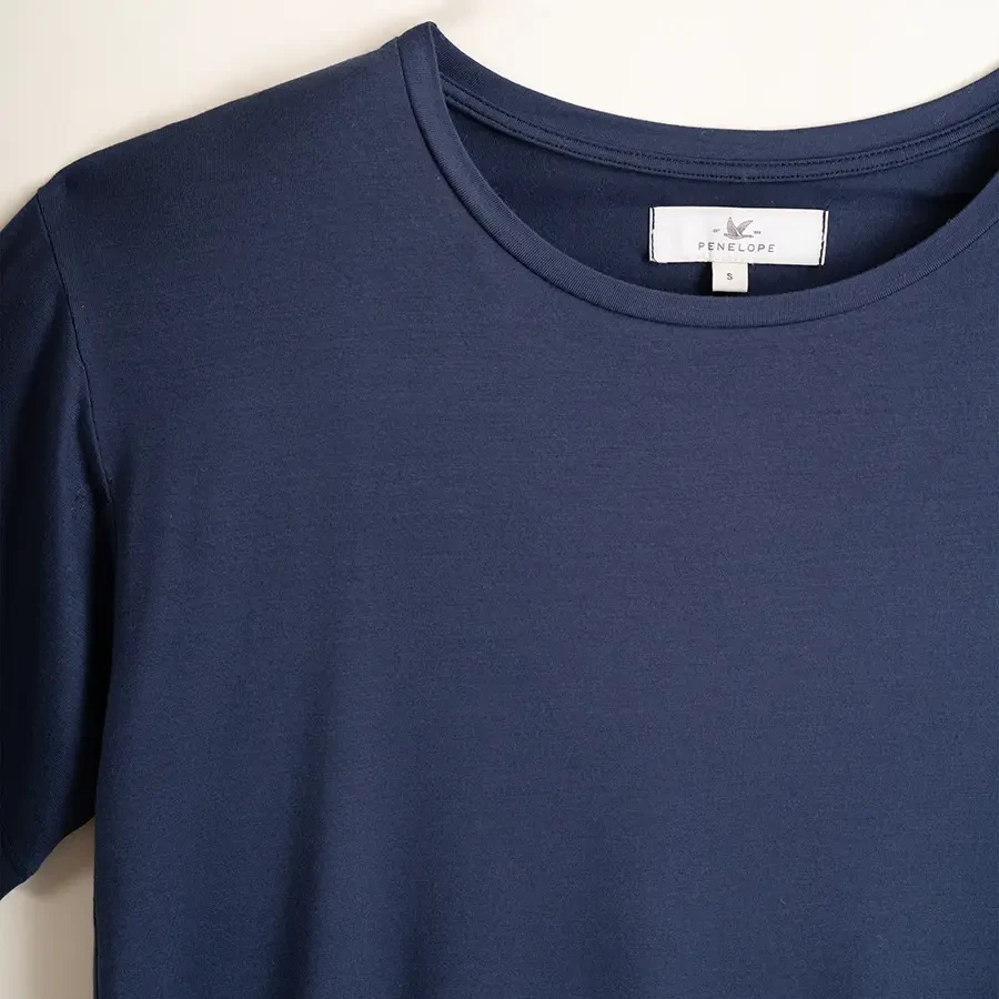 Kadın Kısa Kollu Tişört S Lacivert - Baily Koleksiyonu - Penelope (1)