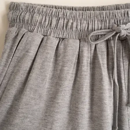 Kadın Şort XL Gri Melanj - Baily Koleksiyonu - 4