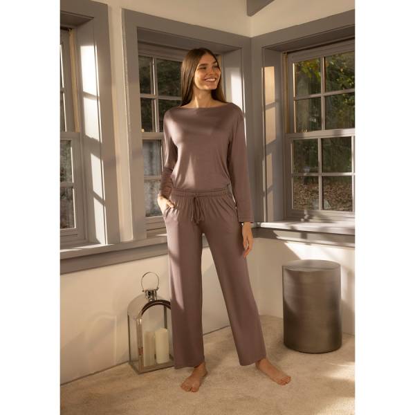 Kadın Pijama Altı L Vizon - Baily Koleksiyonu - Penelope