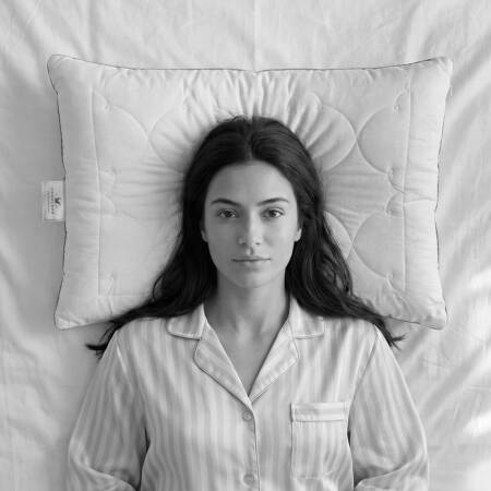 Bambu Pamuk Kumaş Sırt Üstü Yatış Yastığı - Bamboo Serisi - 1