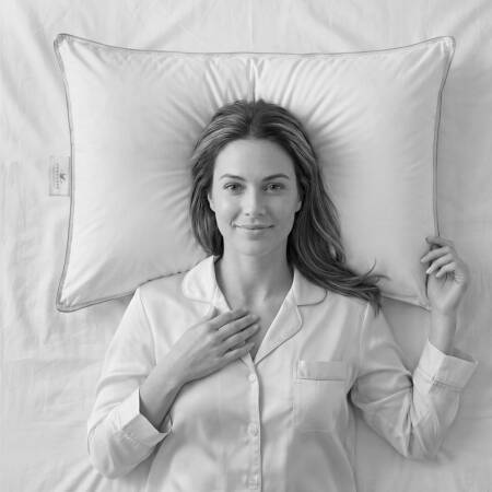 %100 Pamuk Kumaş Yastık - Bamboo Max Serisi - Penelope