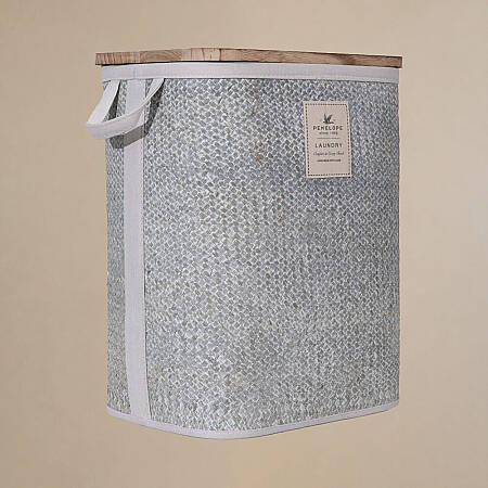 Baskia Çamaşır Sepeti Medium Gri - 36x26x46 cm - Penelope (1)