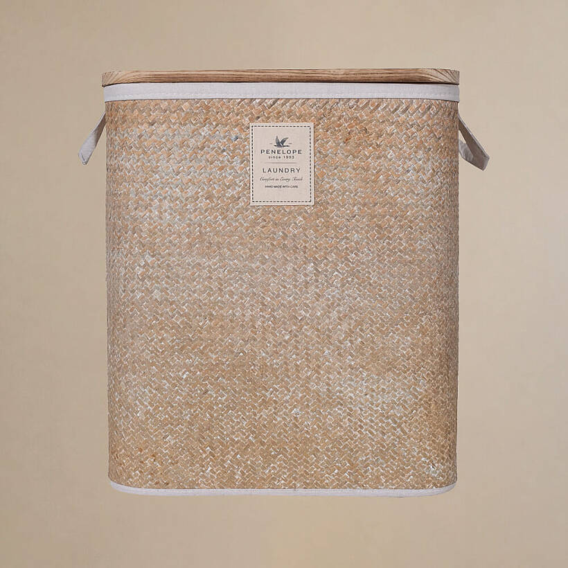 Baskia Çamaşır Sepeti Medium Natural 36x26x46 cm - 