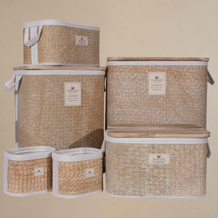 Baskia Kapaklı Kutu Natural - 5