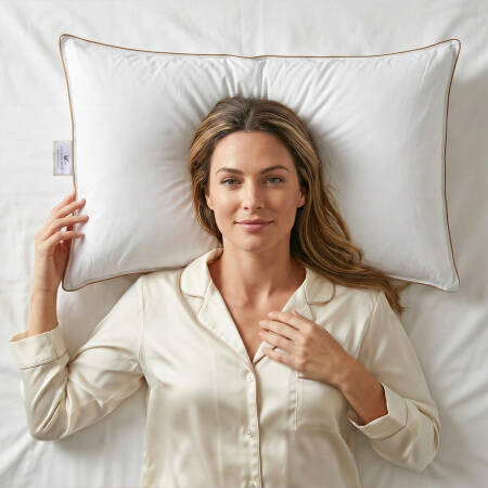 %100 Kaz Tüyü Dolgulu Yastık 50x90 cm- Bronze Serisi - Penelope