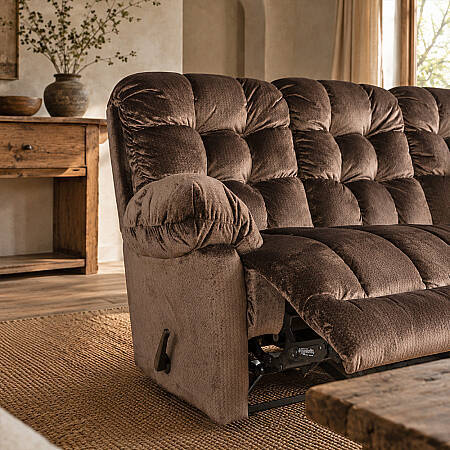 Brosmer 3'lü Kanepe ve TV Koltuğu Kahverengi - Best Home Furnishings - 4