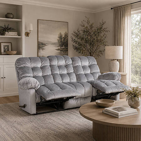 Brosmer 3'lü Kanepe ve TV Koltuğu Mavi - Best Home Furnishings - 3