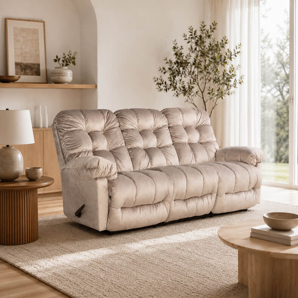 Brosmer 3'lü Kanepe ve TV Koltuğu Toprak - Best Home Furnishings