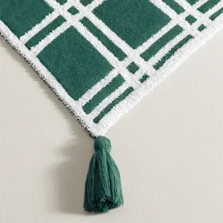 Triko Tv Battaniyesi Throw Yeşil Koltuk Şalı - Bruma Serisi - 3