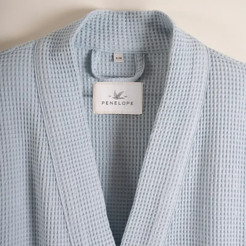 Bornoz L-XL Mavi - Celia Serisi - 