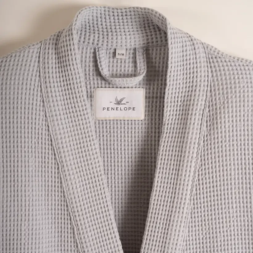 Bornoz Kadın L-XL Gri - Celia Serisi - 