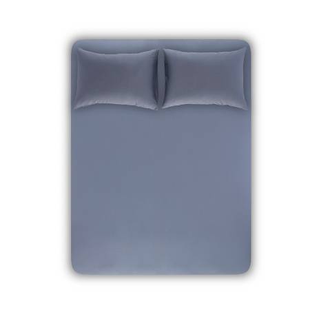 %100 TENCEL™ Lastikli Çarşaf Seti 160x200 cm Denim - Celine Serisi - Penelope