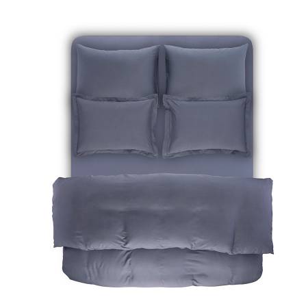 %100 TENCEL™ Lastikli Çarşaf Seti 180x200 cm Denim - Celine Serisi - 6