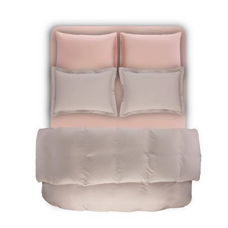 %100 TENCEL™ Lastikli Çarşaf Seti 160x200 cm Pudra - Celine Serisi - 2
