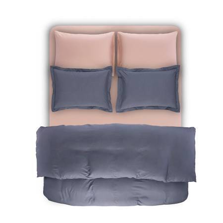 %100 TENCEL™ Lastikli Çarşaf Seti 160x200 cm Pudra - Celine Serisi - 3