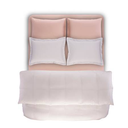 %100 TENCEL™ Lastikli Çarşaf Seti 160x200 cm Pudra - Celine Serisi - 4