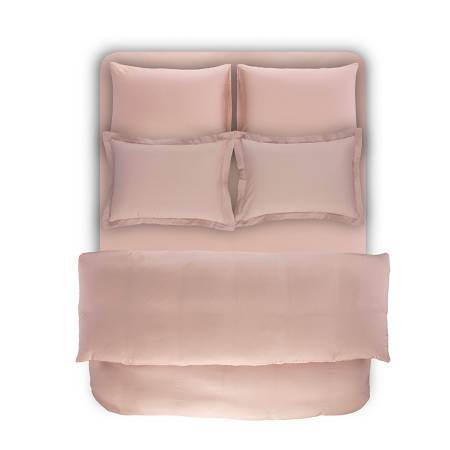 %100 TENCEL™ Lastikli Çarşaf Seti 160x200 cm Pudra - Celine Serisi - 6