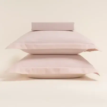 %100 TENCEL™ Nevresim Seti 260x240 cm Pudra - Celine Serisi - 4